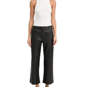 SPRWMN- Cropped leather Trouser
